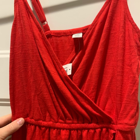 Wrap Around Red Dress - Picture 2 of 5